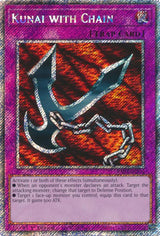 Kunai with Chain (Platinum Secret Rare) (RA03-EN204) - Yu-Gi-Oh!