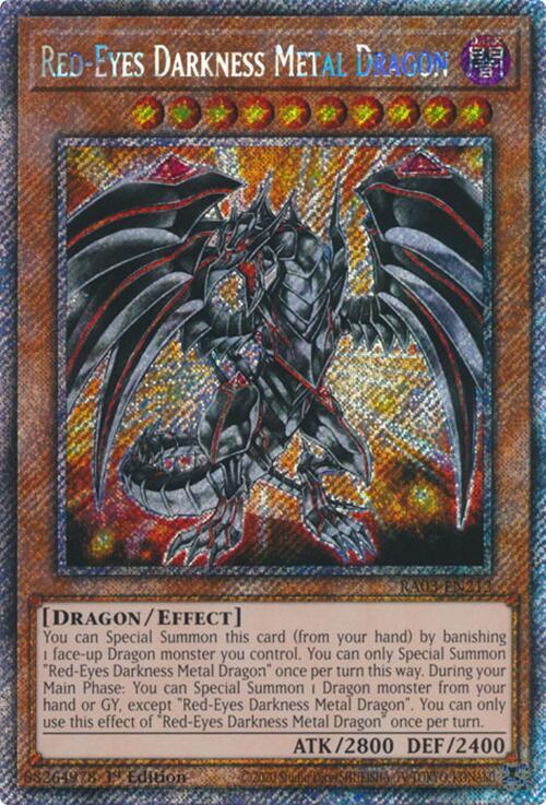 Red-Eyes Darkness Metal Dragon (Platinum Secret Rare)