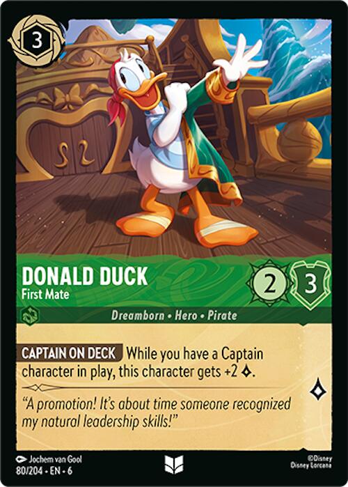 Donald Duck - First Mate (80/204) [Azurite Sea] - Disney