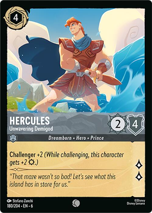 Hercules - Unwavering Demigod (180/204) [Azurite Sea] - Disney