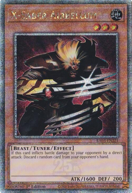 X-Saber Airbellum (Quarter Century Secret Rare)