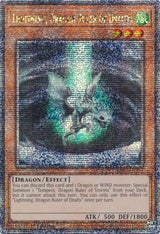Lightning, Dragon Ruler of Drafts (Quarter Century Secret Rare) (RA03-EN257) - Yu-Gi-Oh!