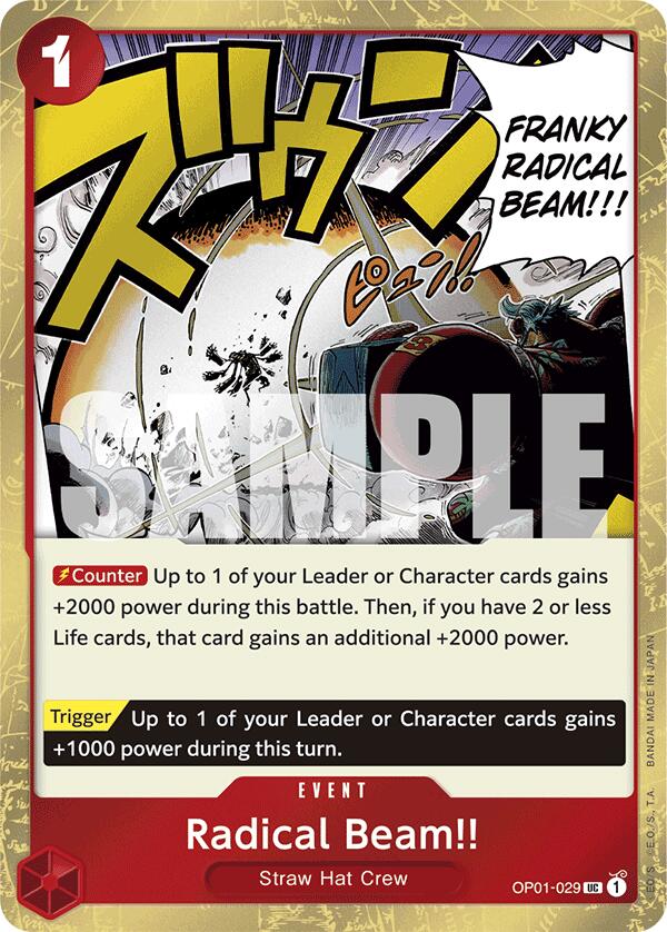 Radical Beam!! (Jolly Roger Foil) [Premium Booster -The Best-] - Bandai