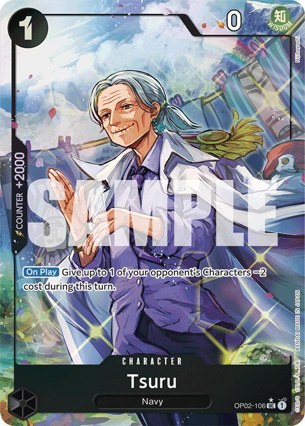 Tsuru (Full Art) [Premium Booster -The Best-] - Bandai