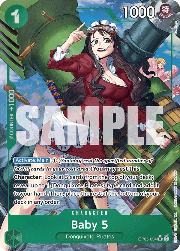 Baby 5 (OP05-034) (Alternate Art) [Premium Booster -The Best-] - Bandai