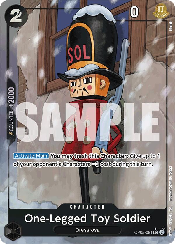 One-Legged Toy Soldier (Full Art) [Premium Booster -The Best-] - Bandai