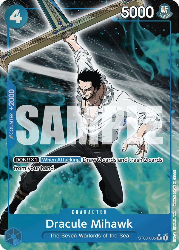 Dracule Mihawk (ST03-005) (Full Art) [Premium Booster -The Best-] - Bandai