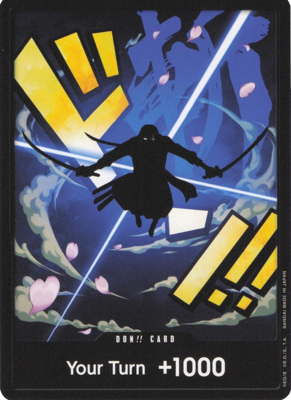 DON!! Card (Zoro) [Premium Booster -The Best-] - Bandai