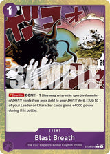 Blast Breath (Textured Foil) [Premium Booster -The Best-] - Bandai