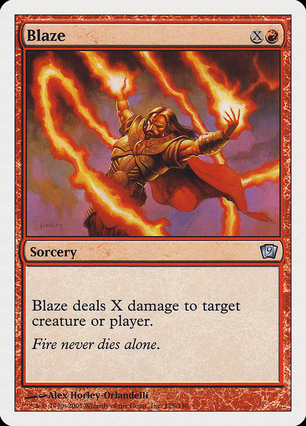 Blaze [Ninth Edition] - Magic: The Gathering