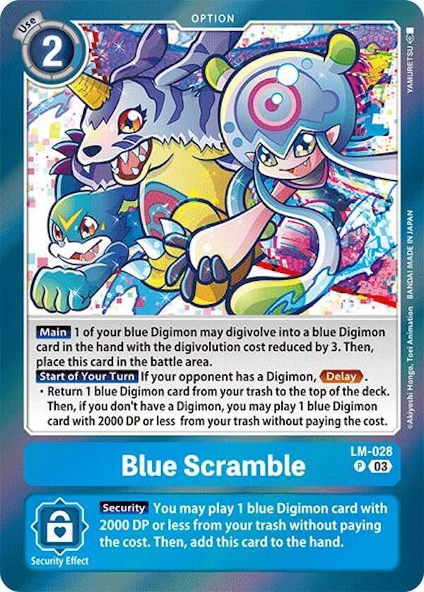 Blue Scramble - Digimon Card Game