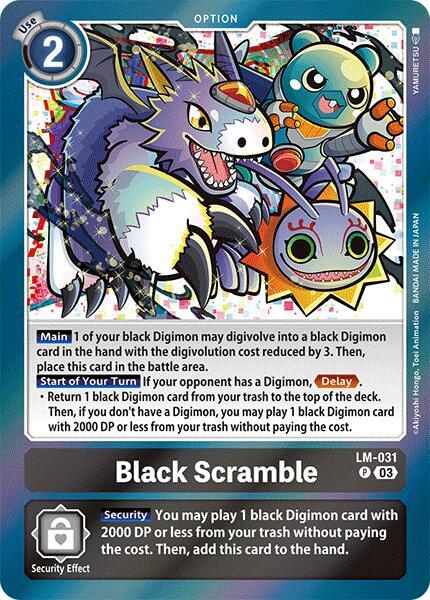 Black Scramble [LM-031] [Special Limited Set] - Digimon