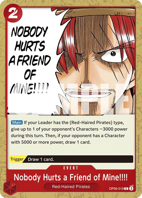 Nobody Hurts a Friend of Mine!!!! [Emperors in the New World] - Bandai