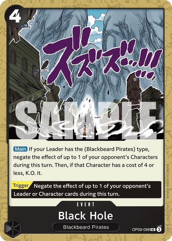 Black Hole - One Piece Card Game