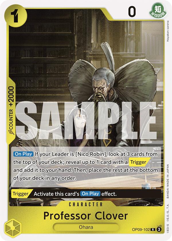 Professor Clover [Emperors in the New World] - Bandai