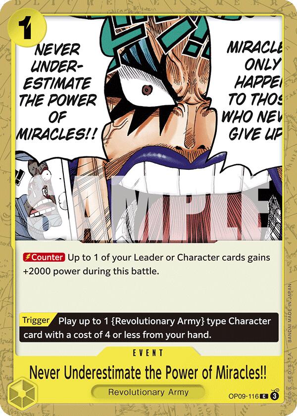 Never Underestimate the Power of Miracles!! [Emperors in the New World] - Bandai