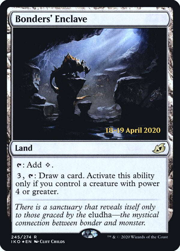 Bonders' Enclave [Ikoria: Lair of Behemoths Prerelease Promos] - Magic: The Gathering