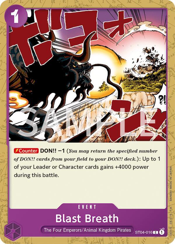 Blast Breath - One Piece Card Game