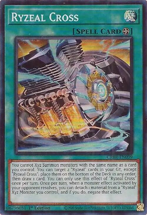 Ryzeal Cross [CRBR-EN009] Super Rare - Yu-Gi-Oh!