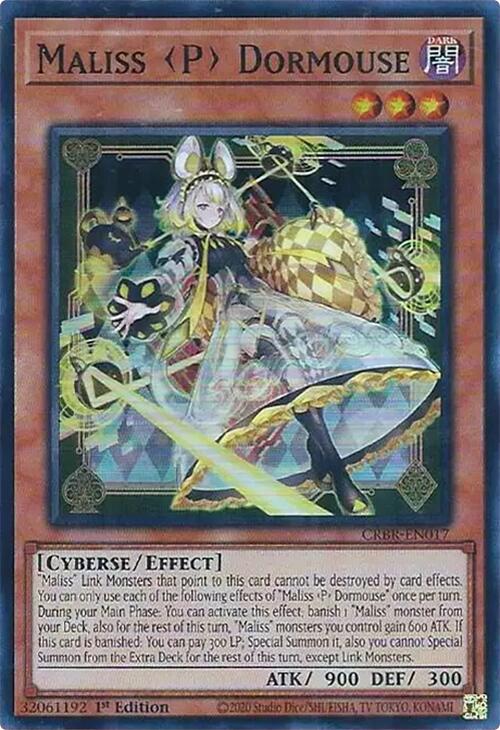 Maliss P Dormouse [CRBR-EN017] Super Rare - Yu-Gi-Oh!