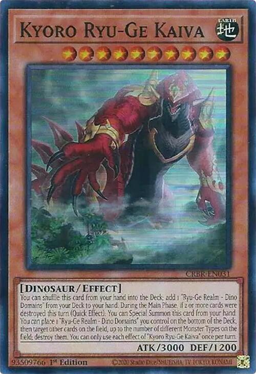 Kyoro Ryu-Ge Kaiva [CRBR-EN031] Super Rare - Yu-Gi-Oh!