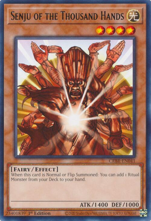 Senju of the Thousand Hands [CRBR-EN041] Rare