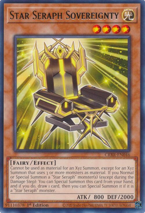 Star Seraph Sovereignty [CRBR-EN046] Rare