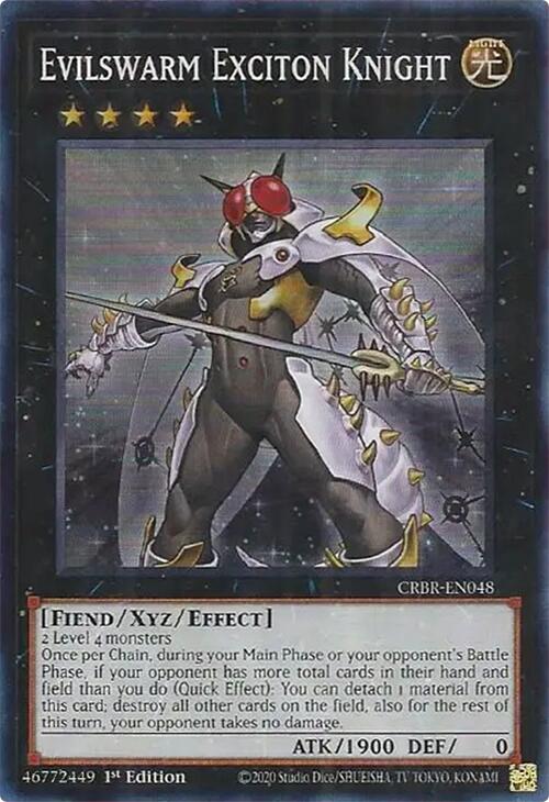 Evilswarm Exciton Knight (SR) [CRBR-EN048] Super Rare - Yu-Gi-Oh!