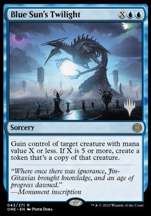 Blue Sun's Twilight (Promo Pack) [Phyrexia: All Will Be One Promos] - Magic: The Gathering