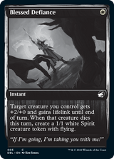 Blessed Defiance [Innistrad: Double Feature] - Magic: The Gathering
