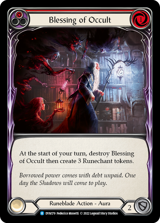Blessing of Occult (Red) [DYN179] (Dynasty) - Flesh And Blood