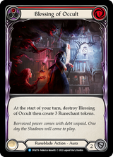 Blessing of Occult (Red) [DYN179] (Dynasty)  Rainbow Foil - Flesh And Blood