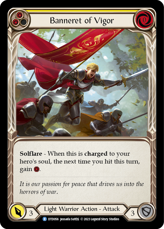 Banneret of Vigor [DTD056] (Dusk Till Dawn)  Rainbow Foil