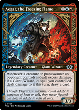 Aegar, the Freezing Flame (Halo Foil) [Multiverse Legends] - Magic: The Gathering