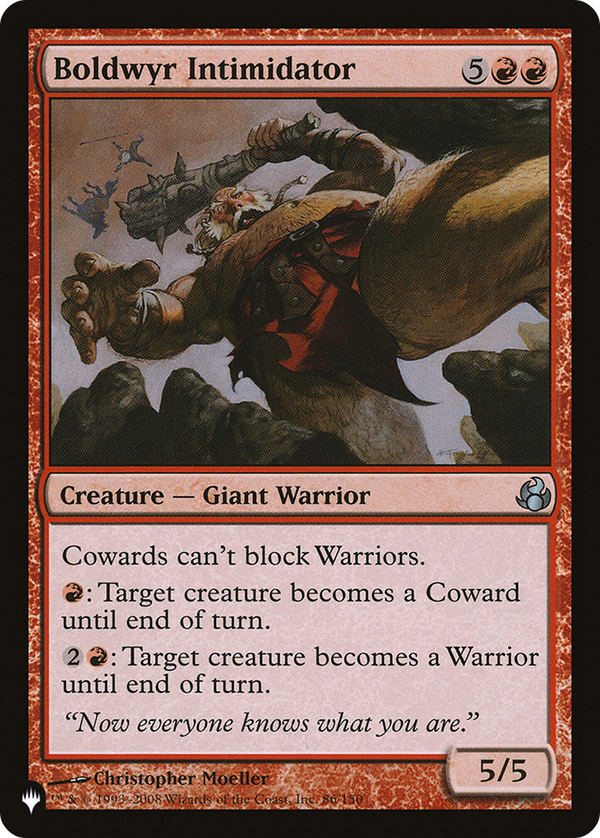 Boldwyr Intimidator [The List] - Magic: The Gathering