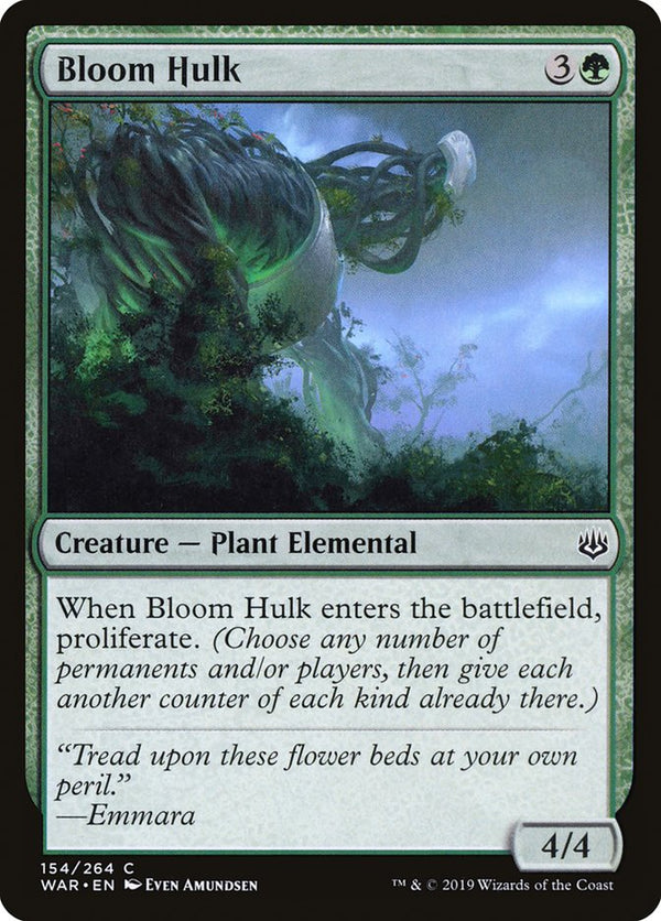 Bloom Hulk [War of the Spark] - Magic: The Gathering