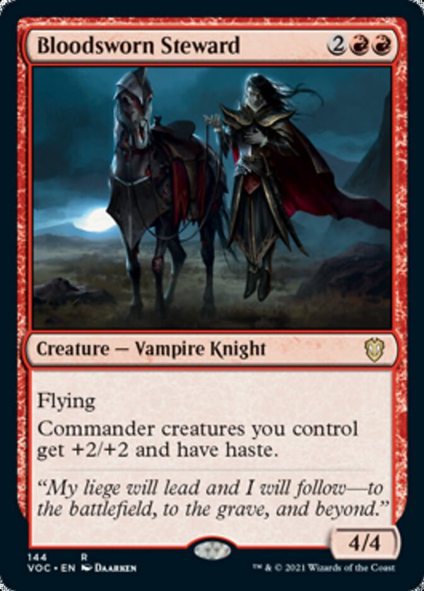 Bloodsworn Steward [Innistrad: Crimson Vow Commander] - Magic: The Gathering