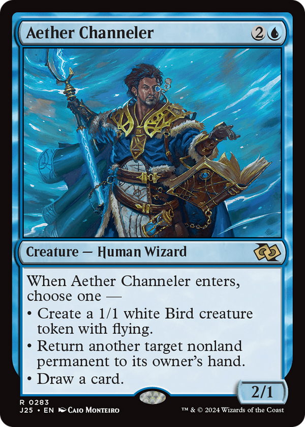 Aether Channeler [Foundations Jumpstart] - Magic: The Gathering