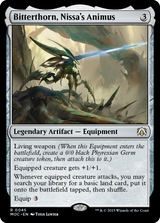 Bitterthorn, Nissa's Animus [March of the Machine Commander] - Magic: The Gathering