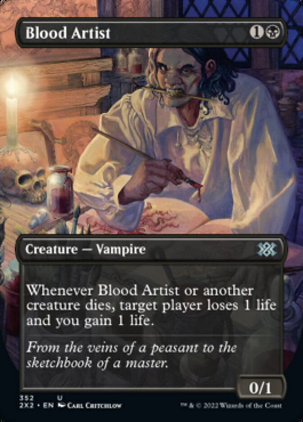 Blood Artist (Borderless Alternate Art) [Double Masters 2022] - Magic: The Gathering