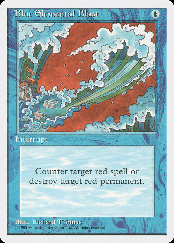 Blue Elemental Blast [Fourth Edition] - Magic: The Gathering