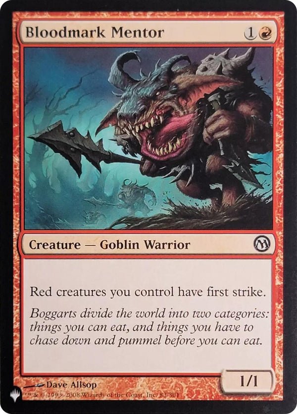 Bloodmark Mentor (83) [The List] - Magic: The Gathering