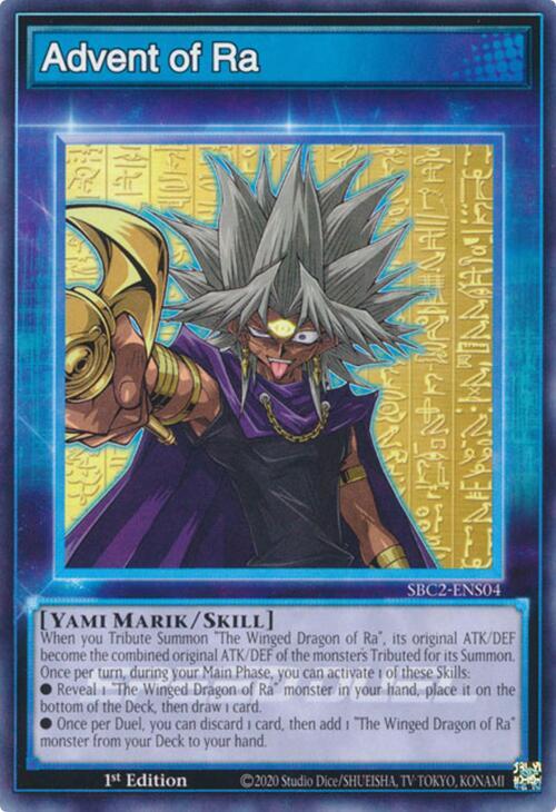 Advent of Ra (SBC2-ENS04) [Common] - Yu-Gi-Oh!