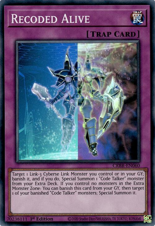 Recoded Alive (SR) [CRBR-EN060] Super Rare - Yu-Gi-Oh!