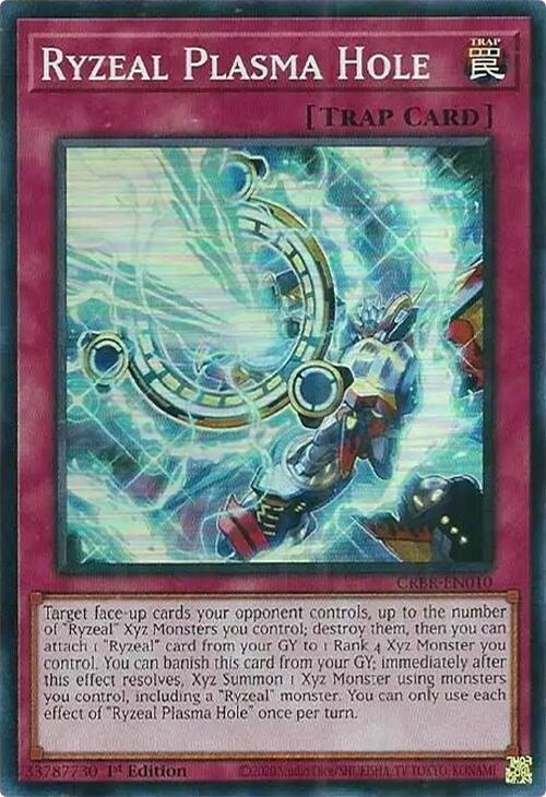 Ryzeal Plasma Hole (SR) [CRBR-EN010] Super Rare - Yu-Gi-Oh!