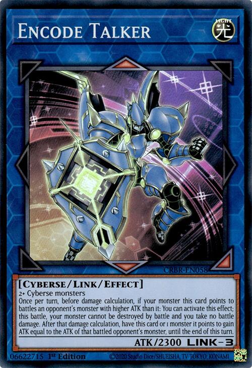 Encode Talker (SR) [CRBR-EN058] Super Rare - Yu-Gi-Oh!