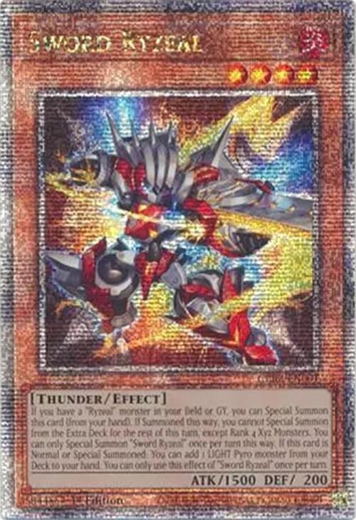 Sword Ryzeal (Quarter Century Secret Rare)