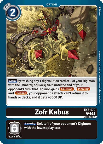 Zofr Kabus [EX8-070] [Chain of Liberation]