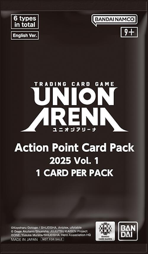 Union Arena Action Point Card Pack 2025 Vol. 1