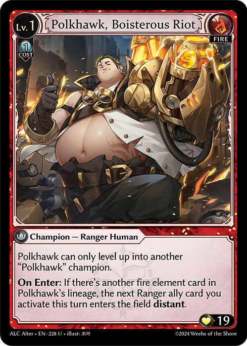 Polkhawk, Boisterous Riot